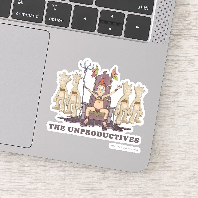Sticker RICK ET MORTY™ | the Unproductives (Détail)