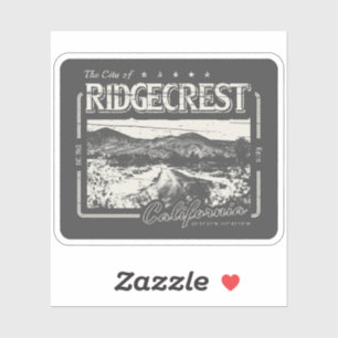 STICKER RIDGECREST KERN CALIFORNIE VINTAGE