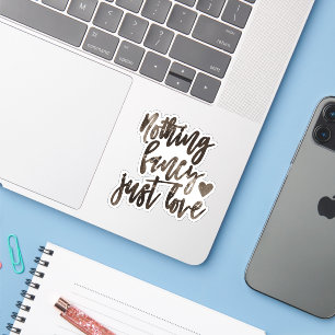 Sticker Rien de fantaisiste, juste de l'amour Scrapbook