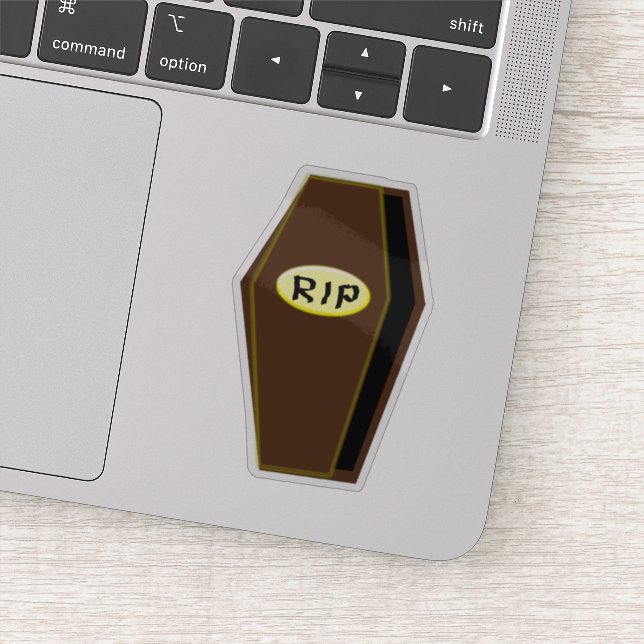 Sticker RIP Halloween Café de Doom Formé (Détail)