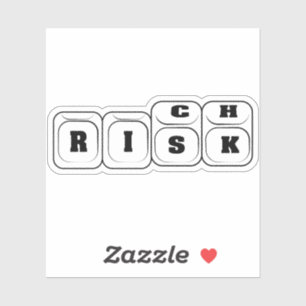 Sticker Risque ou richesse
