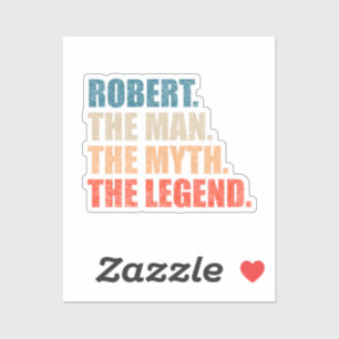Sticker Robert L'Homme Le Mythe La Légende
