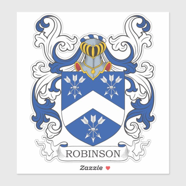 Sticker Robinson Family Crest (Feuille)