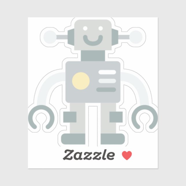 Sticker robot (Feuille)