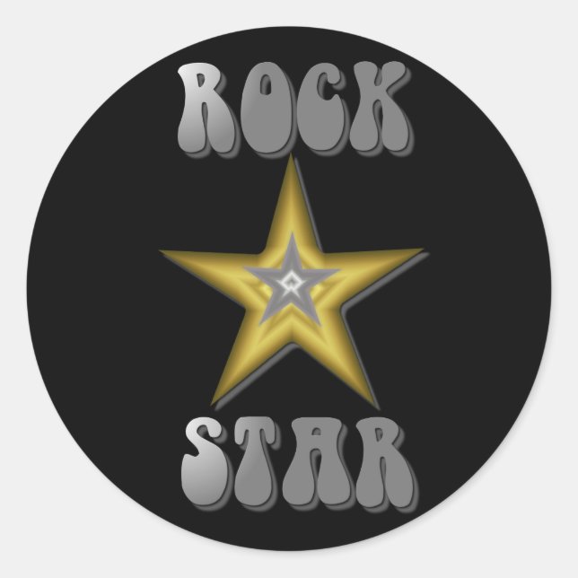Sticker Rock Star (Devant)