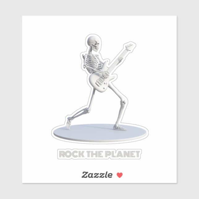 Sticker Rock The Planet (Feuille)