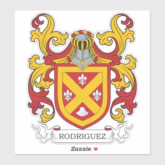 Sticker Rodriguez Family Crest (Feuille)