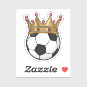 Sticker Roi de la Couronne de football