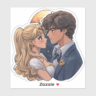 Sticker romantique Kawaii SailorMoon TuxedoMask