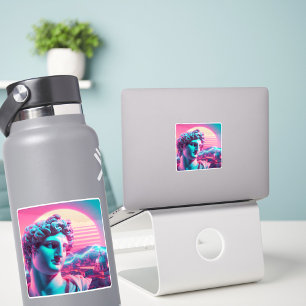 Sticker Rome Sculpture Éthérée Vaporwave Retrowave