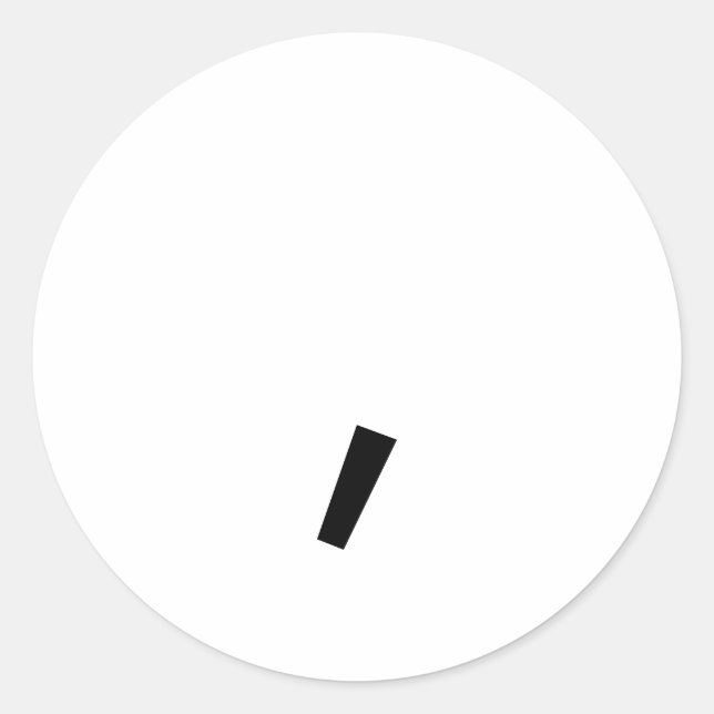 STICKER ROND , (Devant)