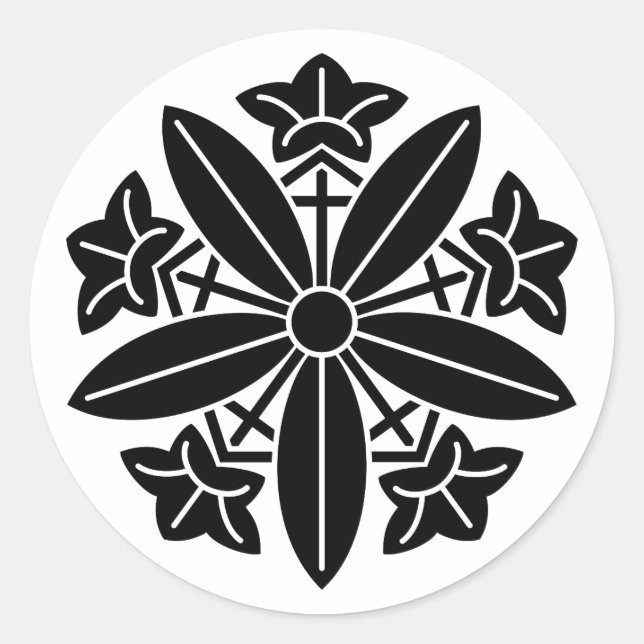 STICKER ROND 久 我 竜 胆 車 ン ド ー ル (Devant)