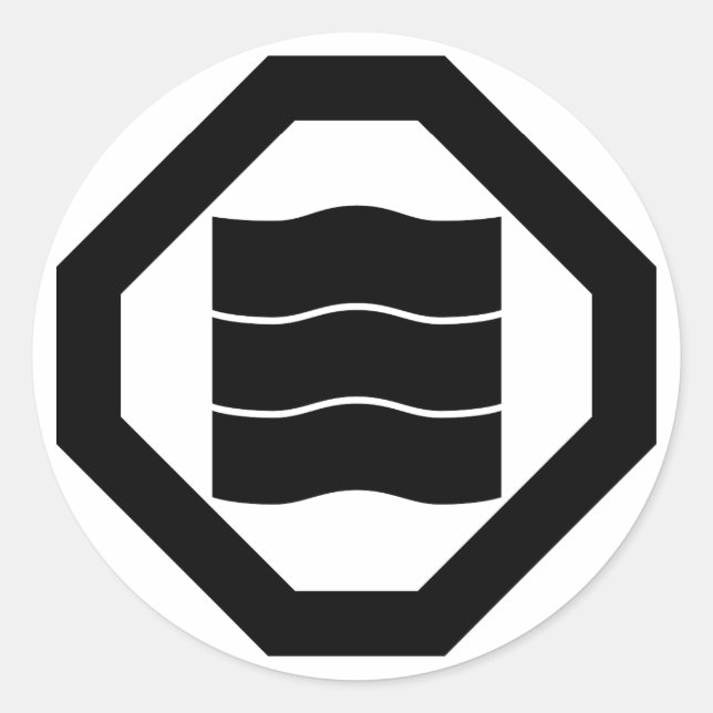 STICKER ROND 隅 切 角 (Devant)