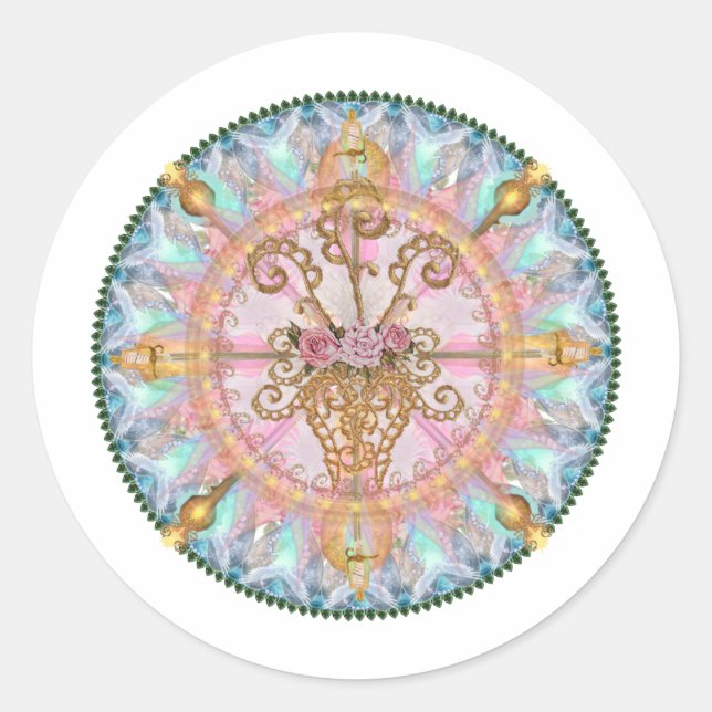Sticker Rond 05 - Ordre de la Madeleine (Devant)