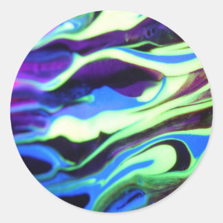 Sticker Rond #07 "Cosmic Star Beings" série Phantasmagoria