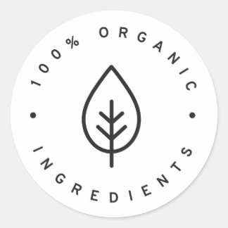Sticker Rond 100% bio