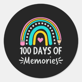 Sticker Rond 100 Jours De Conception Scolaire - Souvenirs