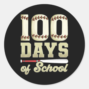 Sticker Rond 100 Jours D'École Bysebyll