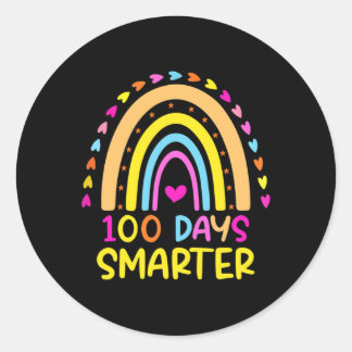 Sticker Rond 100 Jours Enseignant Smarter 100ème Jour De L'Écol