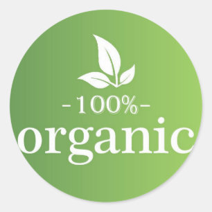 Sticker Rond 100% organique