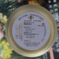 100% PURE FABRIQUÉE PAR BEES Honey Nutrition Facts