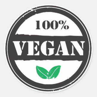 STICKER ROND 100 % VEGAN