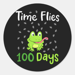Sticker Rond 100e jour d'école 100 jours 34