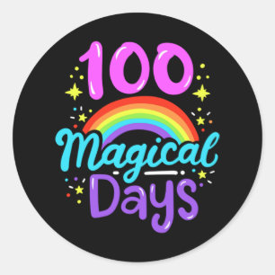 Sticker Rond 100e jour d'école 100 jours 35