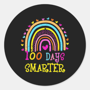Sticker Rond 100ème Jour De L'Enseignant De L'École - 100 Jours