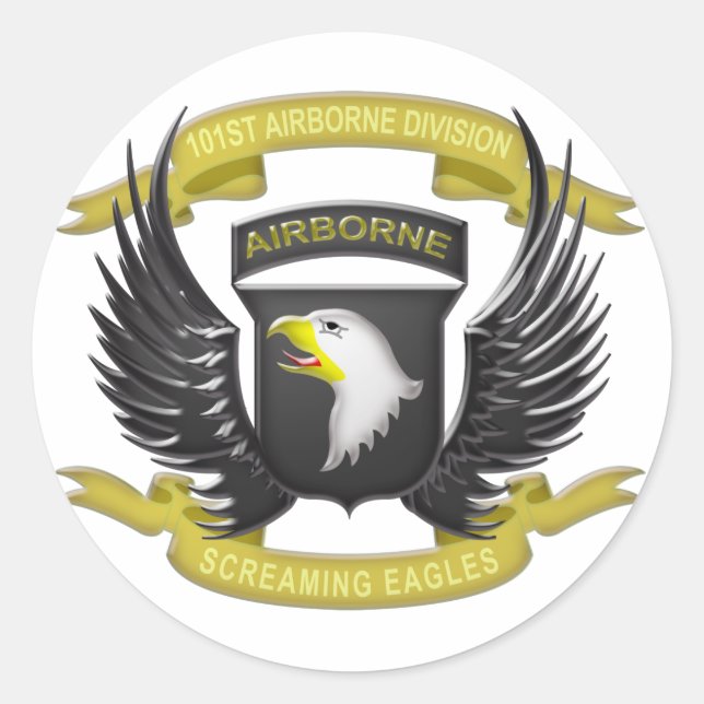 Sticker Rond 101e 3D aéroportée (Devant)