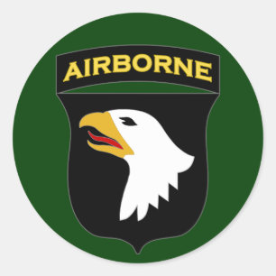 Sticker Rond 101e division aéroportée SSI