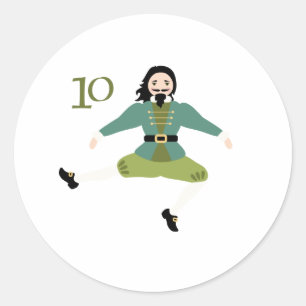 Sticker Rond 10 seigneurs à la traîne