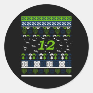 Sticker Rond 12 Voies de navigation laides
