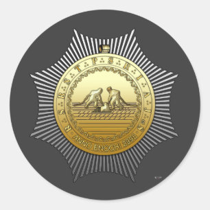 Sticker Rond 13e degré : Maître de la Neuvième Arche