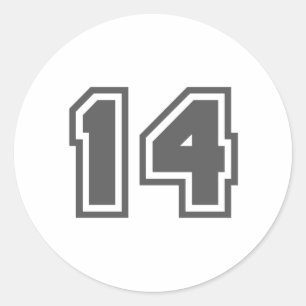 STICKER ROND 14