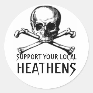 Sticker Rond 1435899991_l, SUPPORTEZ VOTRE LOCAL, SANTÉ