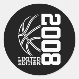 Sticker Rond 15e anniversaire Basketball Limited Edition 2008 1