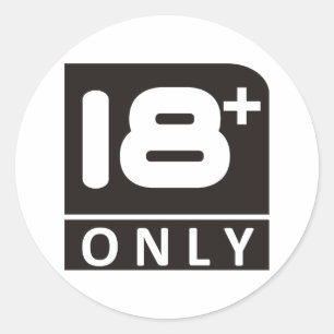 Sticker Rond 18 dix-huit
