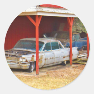 Sticker Rond 1963 Silver Sadan deville