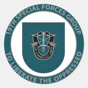 Sticker Rond 19ème Groupe de forces spéciales