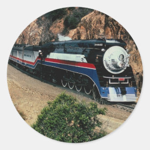 Sticker Rond 1 American Freedom Train (SP) 4449, Cape Horn, CA