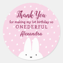 1er anniversaire Merci hiver Onederland rose
