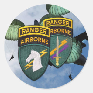 Sticker Rond 1er commandement des opérations spéciales anciens