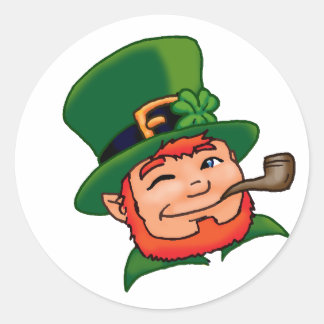 Sticker Rond 2007-05-22-leprechaun