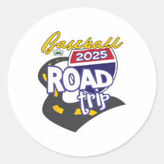 Sticker Rond 2025 Bysebyll Road Trip