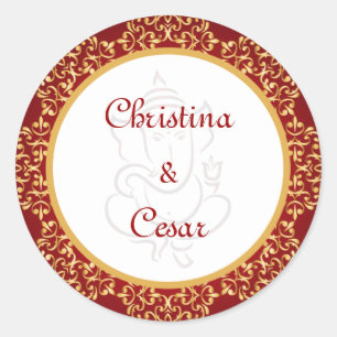Sticker Rond 20 - 1,5" seigneur d'autocollants de faveur