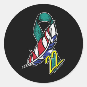 Sticker Rond 22 Anciens combattants SSPT Sensibilisation au sui