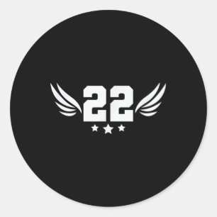 Sticker Rond 22 Ange de sensibilisation au suicide de l'ancien