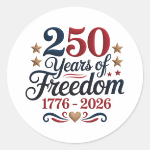 Sticker Rond 250e anniversaire 