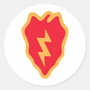 Sticker Rond 25e division d'infanterie